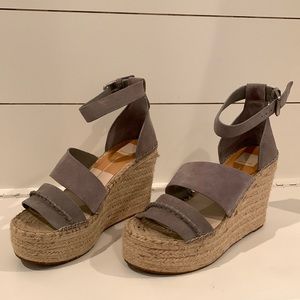 Dolce Vita Grey Espadrille Heel